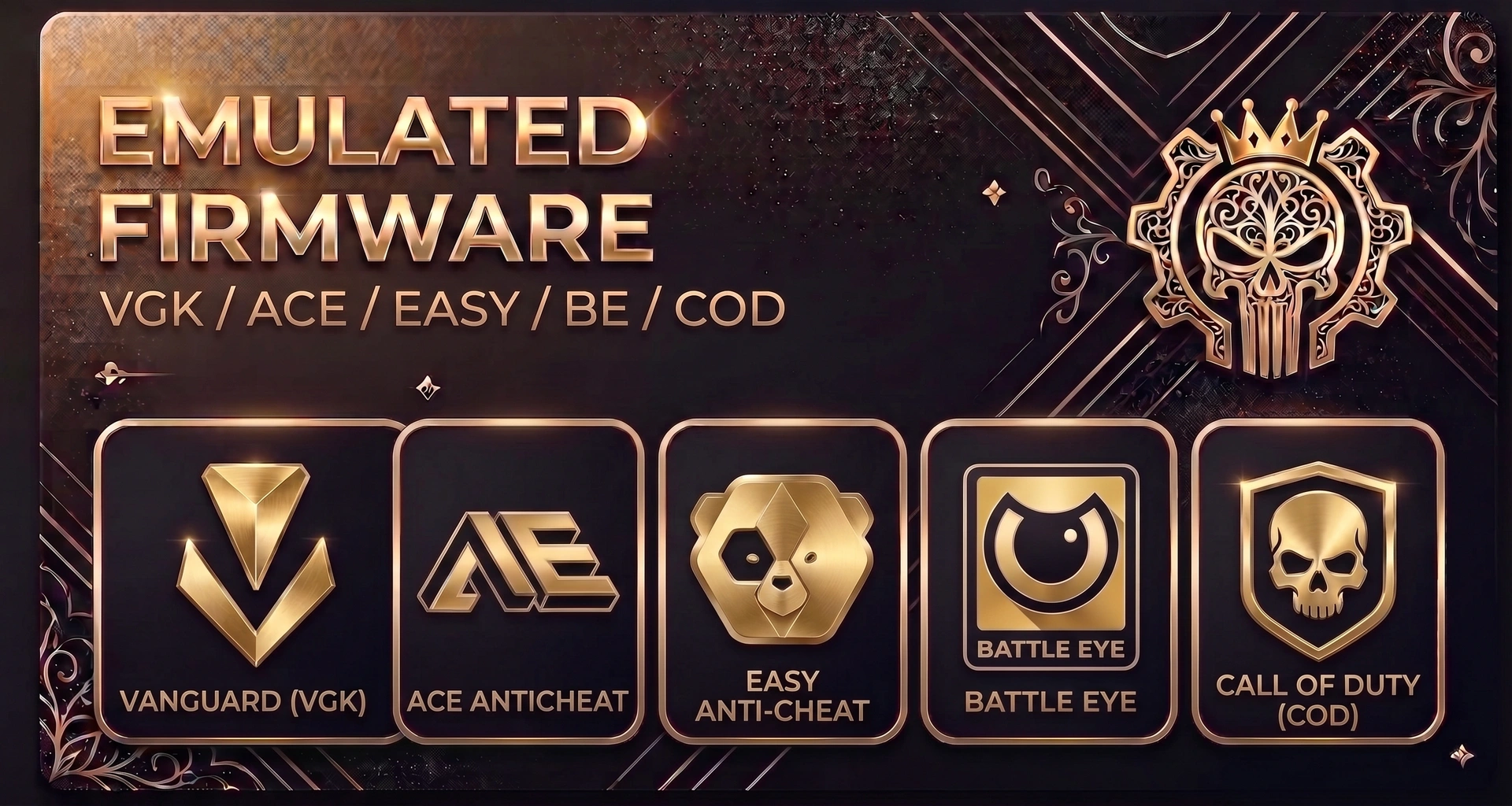 Firmware 1.1 custom VGK ACE BE EAC. ELITE
